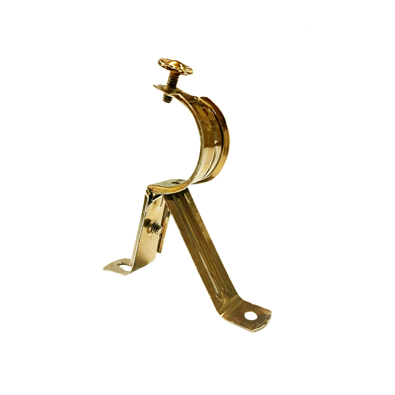 Varão de cortina com adesivo dourado de titânio